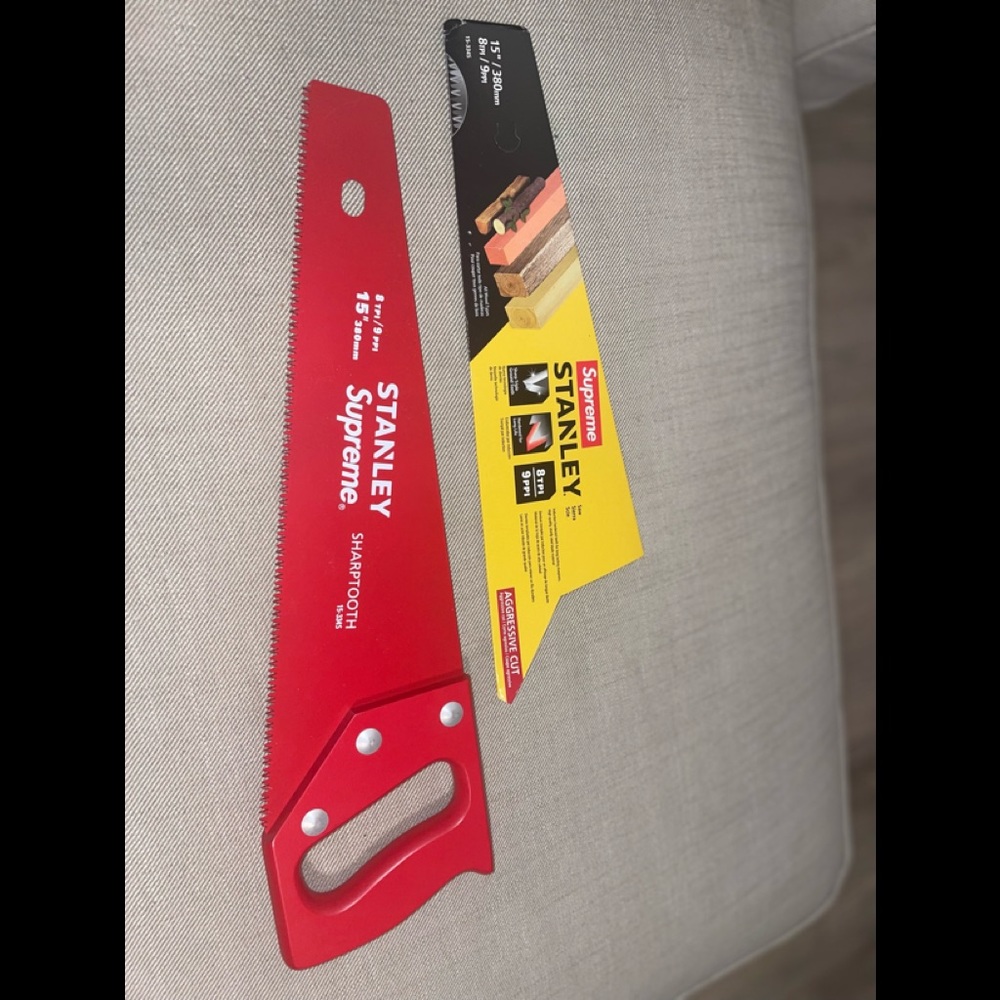 Brand new supreme saw. Cash only.